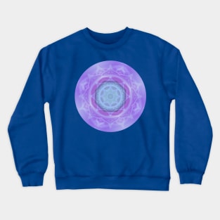 PURPLE LOTUS MANDALA,  LILAC MANDALA PATTERN, PINK AND LAVENDER LOTUS DESIGN Crewneck Sweatshirt